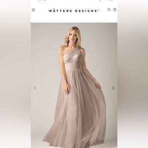 WTOO style 858 One Shoulder Tulle dress